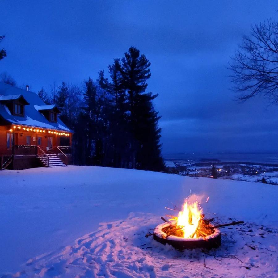 Les Chalets Sur Le Cap Saint Joachim Esterno foto